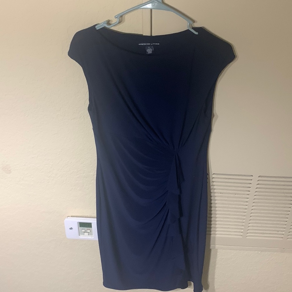 American Living Dress size 10 navy blue